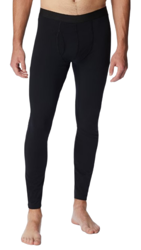 מכנסיים תרמיים ארוכים לגברים Midweight Stretch Baselayer שחורות – Columbia