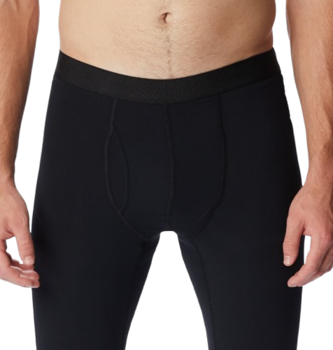 מכנסיים תרמיים ארוכים לגברים Midweight Stretch Baselayer שחורות – Columbia