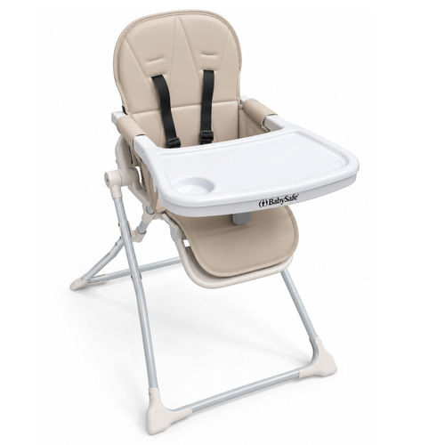 כיסא אוכל מתקפל FOLD & GO מבית BabySafe (בז