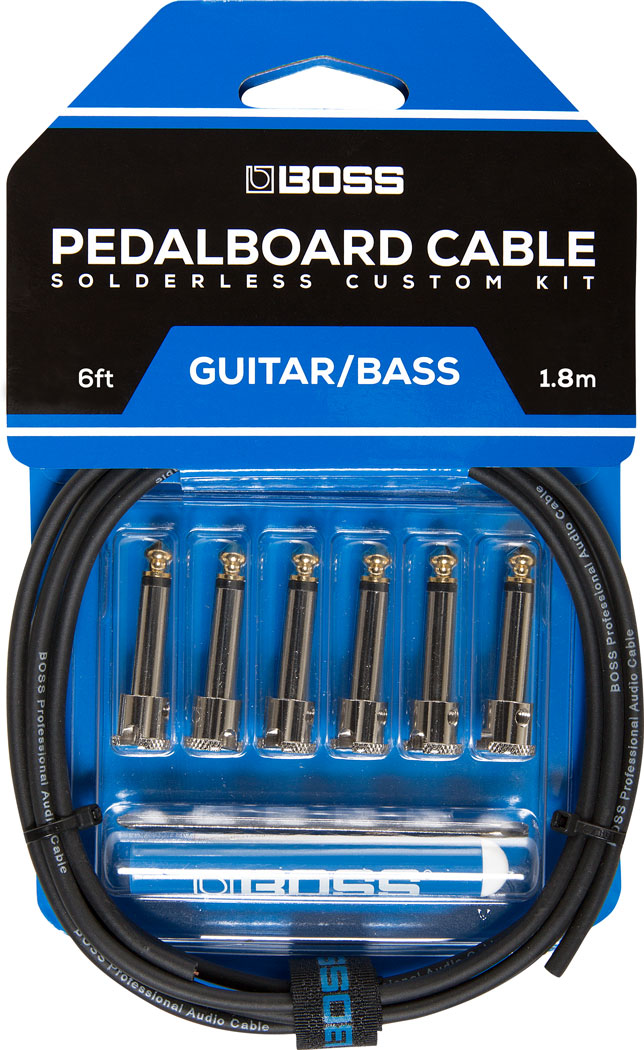 ערכת כבלים להרכבה Boss Solderless Pedalboard Cable Kit - BCK-6