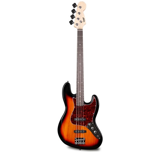 גיטרה בס בסגנון  צבע  סאנברסט Fender Jazz Bass SQOE JB100 SB