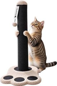 מתקן גירוד HIGH PAW שחור/אפור 60*30*40 ס"מ - פטסלנד