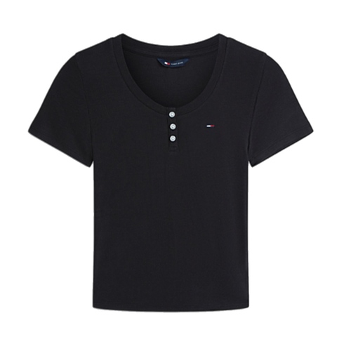 חולצה TOMMY JEANS מידות XS-XL לנשים בגוון שחור