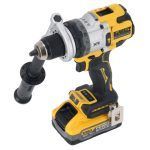 מברגה רוטטת / קודחת נטענת 18V XR ללא פחמים (Brushless) ‏169Nm כולל 2 סוללות 5Ah וומטען DeWALT DCD1007