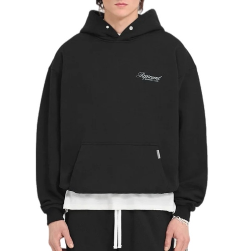 קפוצון REPRESENT מידות S-XXL לגברים בגוון שחור