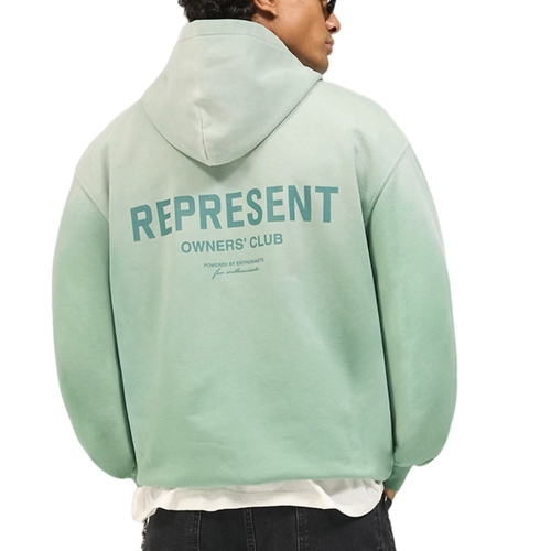 קפוצון REPRESENT מידות S-XXL לגברים בגוון ירוק