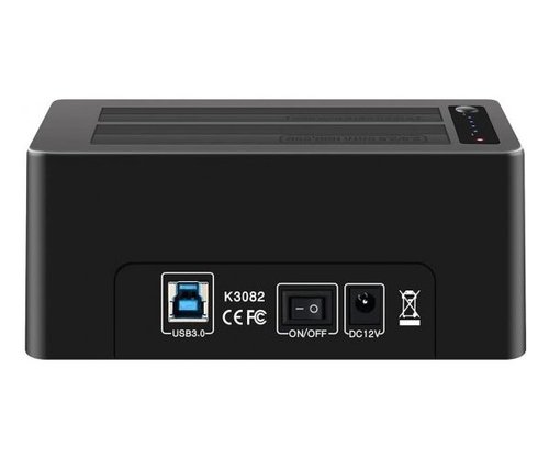 תחנת עגינה ושכפול לשני דיסקים | 3.5 2.5 MAIVO USB3.0 Dual Bay
