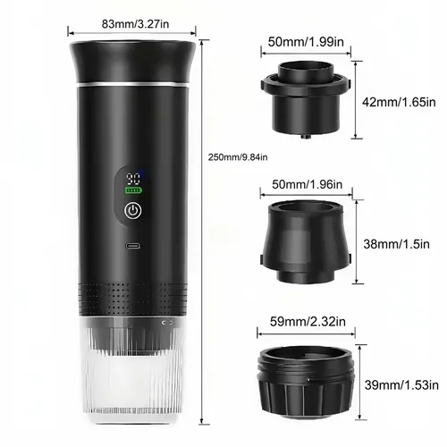 מכונת אספרסו חשמלית ניידת דגם KF-JN-02 Pro 2.0