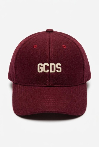 כובע מצחיה GCDS בורדו 