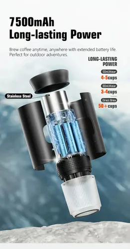 מכונת אספרסו חשמלית ניידת דגם KF-JN-02 Pro 2.0