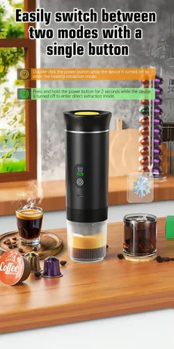 מכונת אספרסו חשמלית ניידת דגם KF-JN-02 Pro 2.0