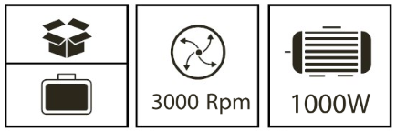 מקדחה גוף-אלומיניום Hunter1000W