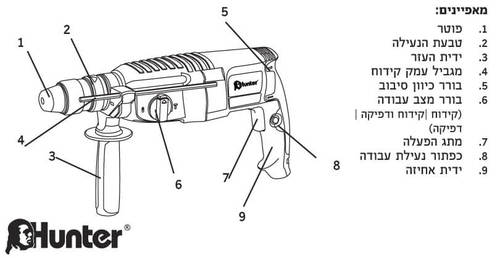 פטישון מקצועי 28 מ