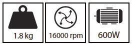 מפוח אוויר חשמלי 2 מצבים Hunter 600W
