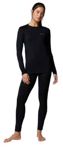 מכנסיי טייץ  תרמיים ארוכים לנשים Midweight Stretch Baselayer Tights שחורות – Columbia