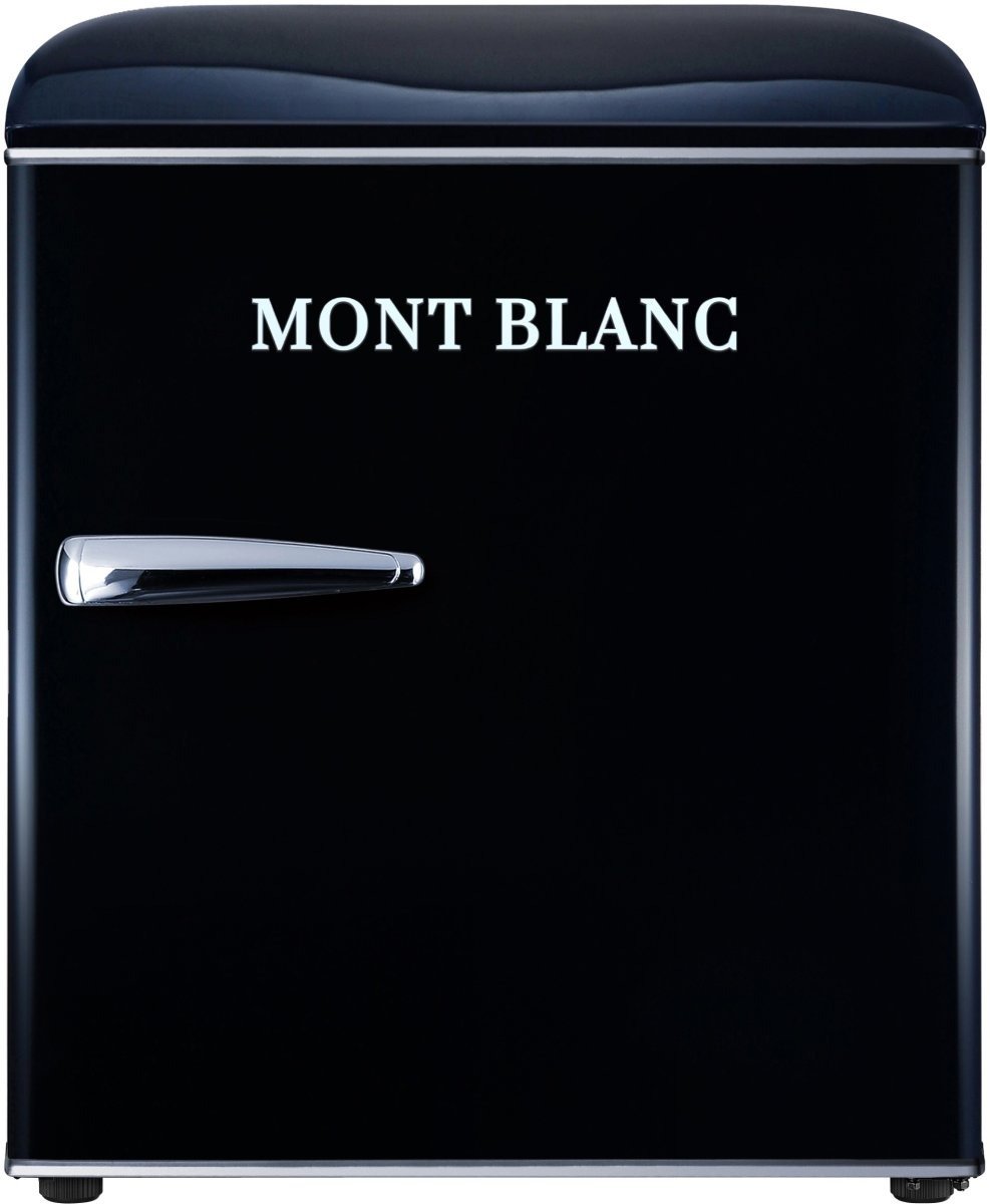מקרר רטרו שחור 46 ליטר MONT BLANC מונט בלאנק דגם MBR-90DF-BLK