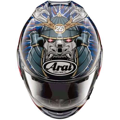 קסדה מלאה אראי צביעת שוגאן סמוראי פדרוסה - Arai RX7V Evo Pedrosa Shogun