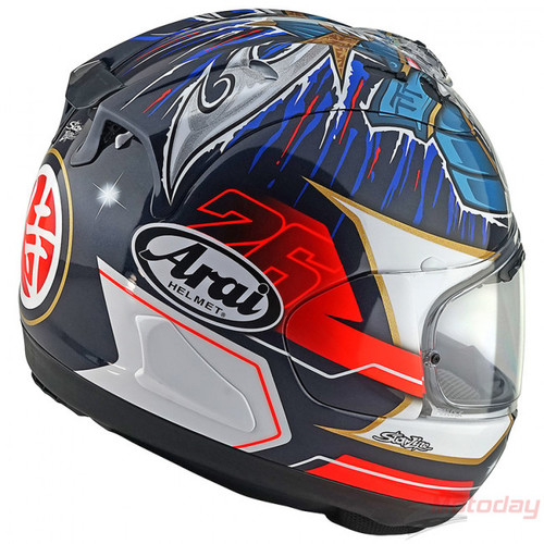 קסדה מלאה אראי צביעת שוגאן סמוראי פדרוסה - Arai RX7V Evo Pedrosa Shogun