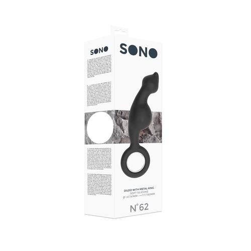 דילדו פרימיום שחור Shots - Sono No.62 