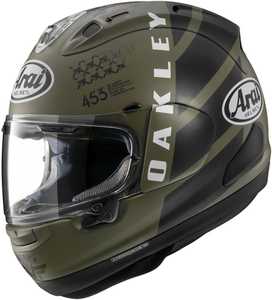 קסדה מלאה אראי ירוק שחור - Arai RX-7V Evo Maverick OAKLAY