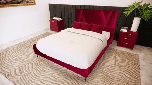 מיטה מרופדת דגם נורית 140X190