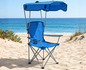 כיסא קמפינג מתקפל עם גגון דגם גל  PLAYA