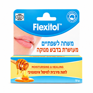 פלקסיטול משחה לשפתיים דבש מנוקה 10 גרם