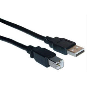 כבל מדפסת A-B) USB) כ-1.8 מטר