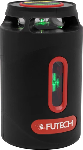 פלס לייזר 360 FUTECH LL5505 עם מגנטים מובנים להצמדה למשטחי מתכת