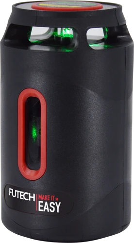 פלס לייזר ירוק 360 מעלות FUTECH LL5505 קומפקטי לעבודות פילוס והתקנה