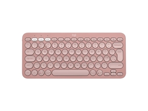 מקלדת | Logitech PEBBLE KEYS 2 K380S- צבע ורוד