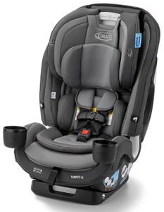 כיסא בטיחות משולב בוסטר צר במיוחד סלימפיט SlimFit3 LX הכל באחד - אפור Kunningham