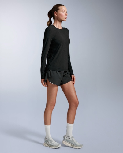 חולצת ריצה מחממת Ignition Wool Long Sleeve W BLK/BLK