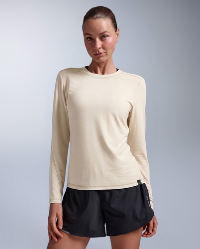 חולצת ריצה מחממת Ignition Wool Long Sleeve W CHK/CHK