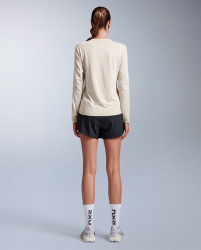 חולצת ריצה מחממת Ignition Wool Long Sleeve W CHK/CHK