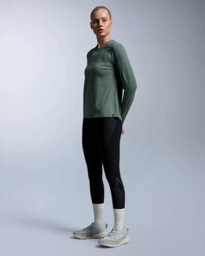 חולצת ריצה מחממת Ignition Wool Long Sleeve W CHK/CHK