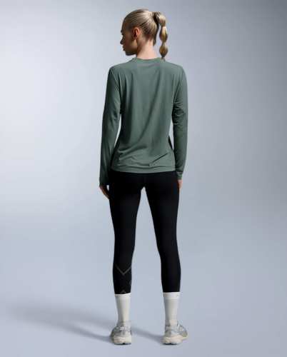 חולצת ריצה מחממת Ignition Wool Long Sleeve W CHK/CHK