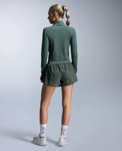 חולצת ריצה מחממת Aero Waffle 1/2 Zip W OLL/OLR