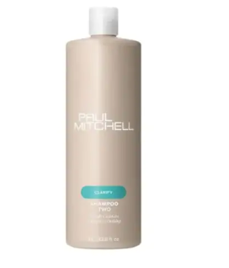 שמפו TWO לשיער שמן וניקוי עמוק 1000 מ"ל פול מיטשל PAUL MITCHELL
