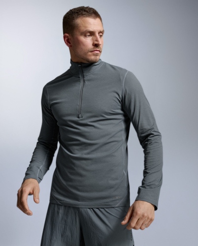 חולצת ריצה Aero Trail 1/2 Zip M TRB/BRF