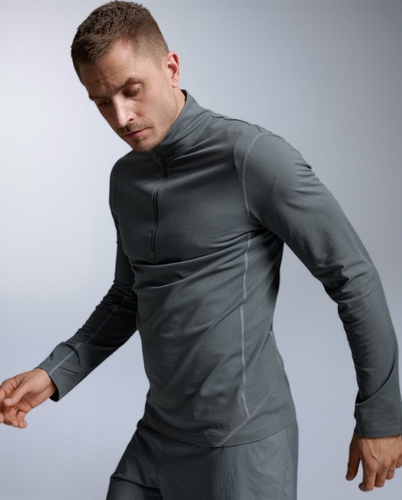 חולצת ריצה Aero Trail 1/2 Zip M TRB/BRF
