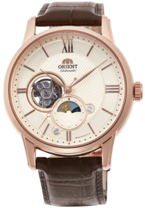 Orient RA-AS0009S30B Classic Sun and Moon Open Heart אוטומטי 