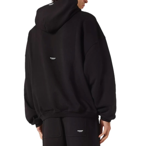 קפוצון REPRESENT מידות S-XXL לגברים בגוון שחור