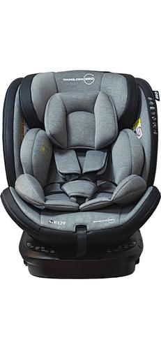 כסא דגם + מסתובב 360 מעלות עם איזו פיקס HAMILTON שכיבה מלאה - אפור  