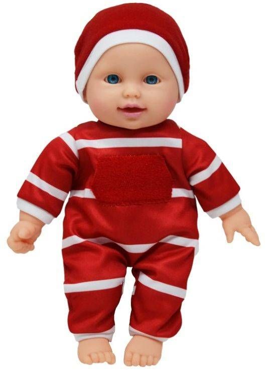 בובת תינוק רכה עם מוצץ ושמיכה New York Doll Collection