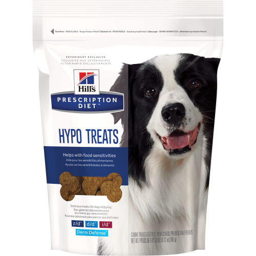 הילס חטיף לכלב - ביסקוויט היפואלרגני Prescription Diet Hypoallergenic - שקית 220 גרם