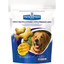 הילס חטיף לכלב - ביסקוויט היפואלרגני Prescription Diet Hypoallergenic  - שקית 220 גרם