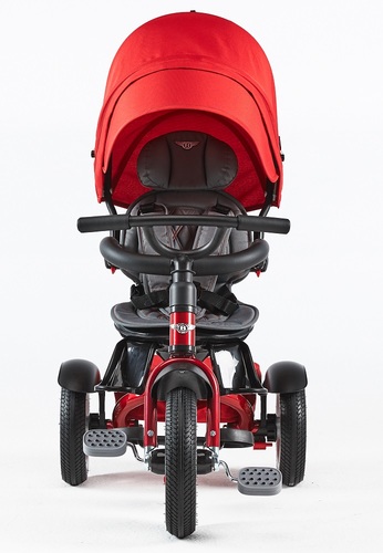 תלת אופן מפואר 6 ב 1 דגם בנטלי Bentley + מתקן כוס מתנה - אדום