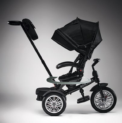 תלת אופן מפואר 6 ב 1 דגם בנטלי Bentley + מתקן כוס מתנה - אדום