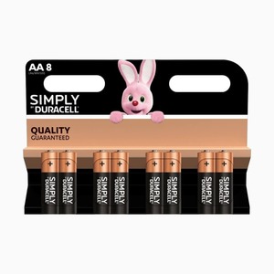 שמיניית סוללות DURACELL AA